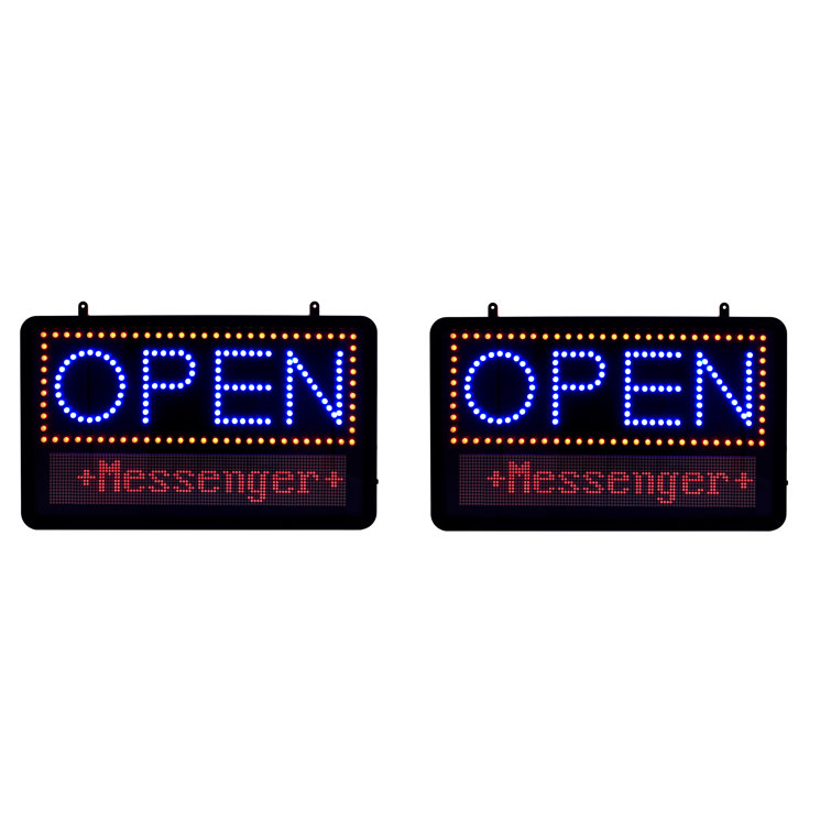 Led sign programmable store message board